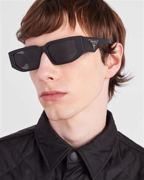 prada sunglasses male model white frame|prada sunglasses women clear.